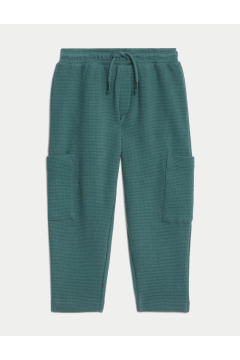 Pure Cotton Waffle Trousers