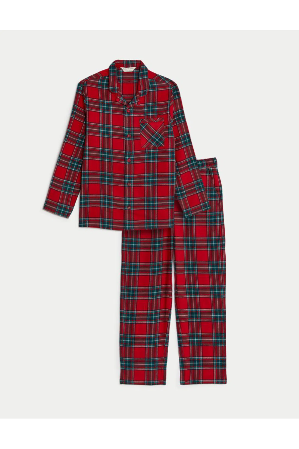 Pure Cotton Long Sleeve Pajama Set