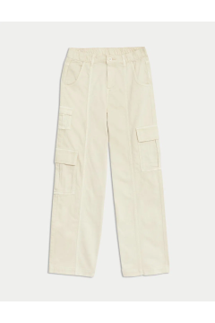 Regular Fit Wide Leg Cargo Pants