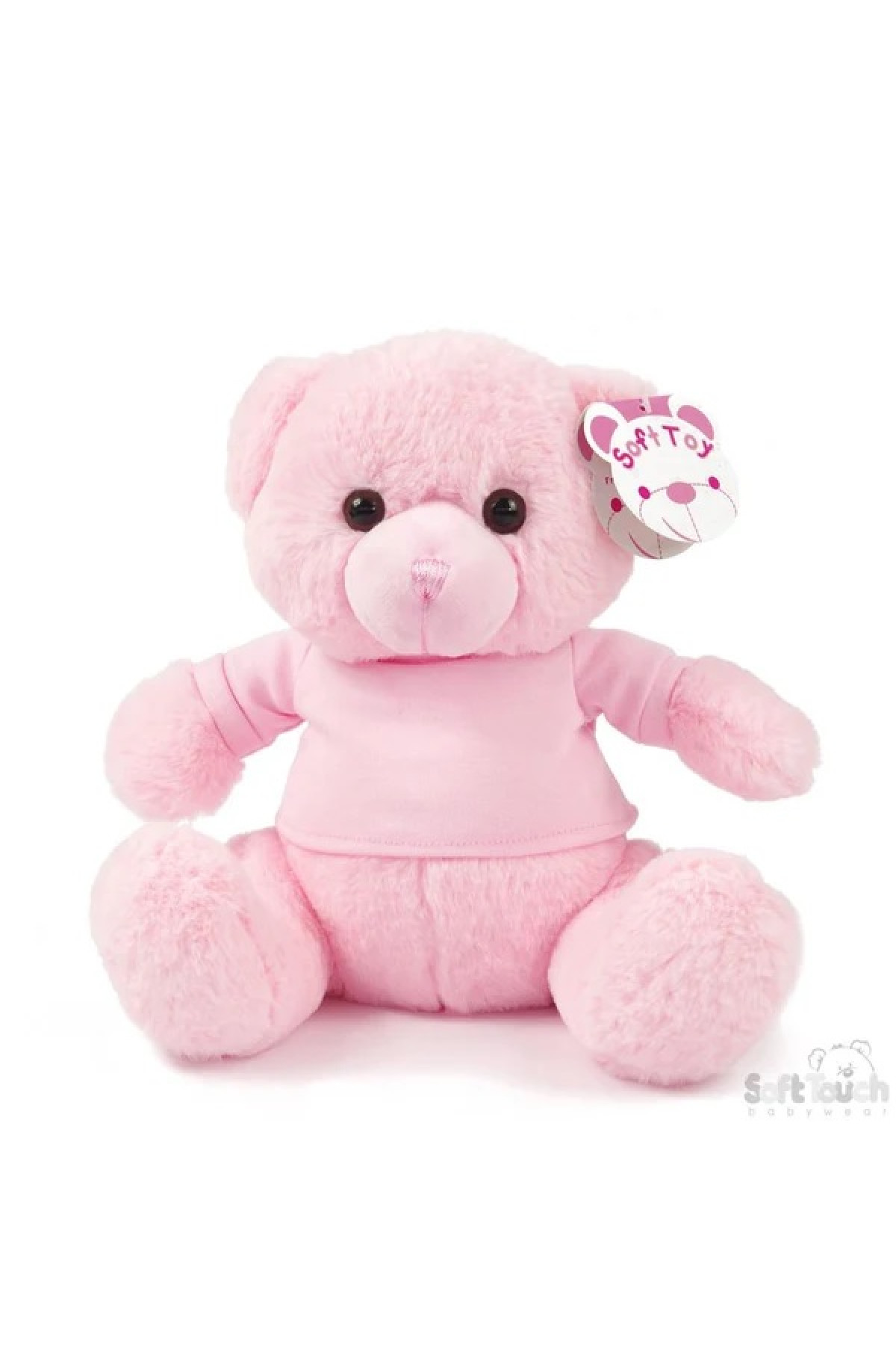 Pink Teddy Bear W/T Shirt -25cm