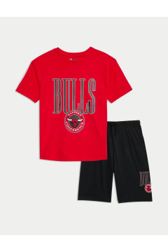 Pure Cotton NBA Chicago Bulls Pajama Set