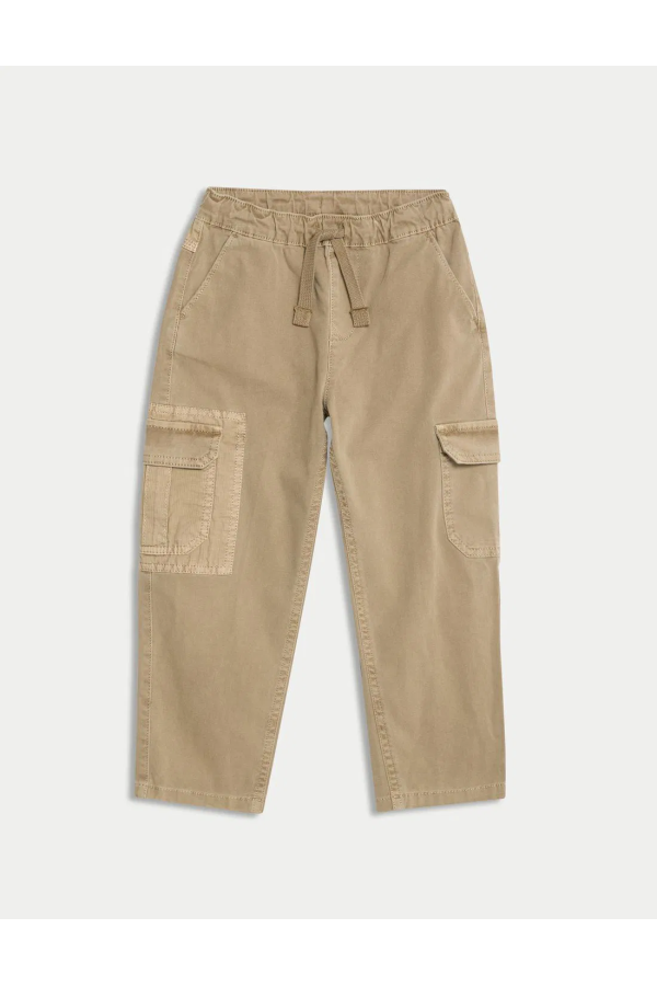 Regular Fit Cargo Pants (SANDSTONE)