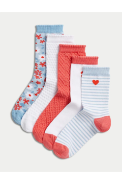 5-Pack Patterned Socks