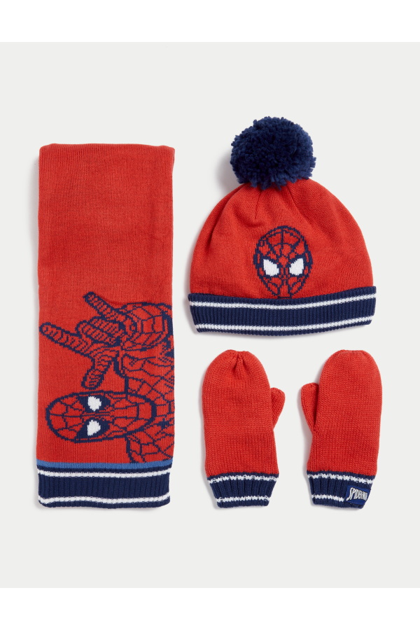 Spider-Man™ Hat, Scarf and Glove Set