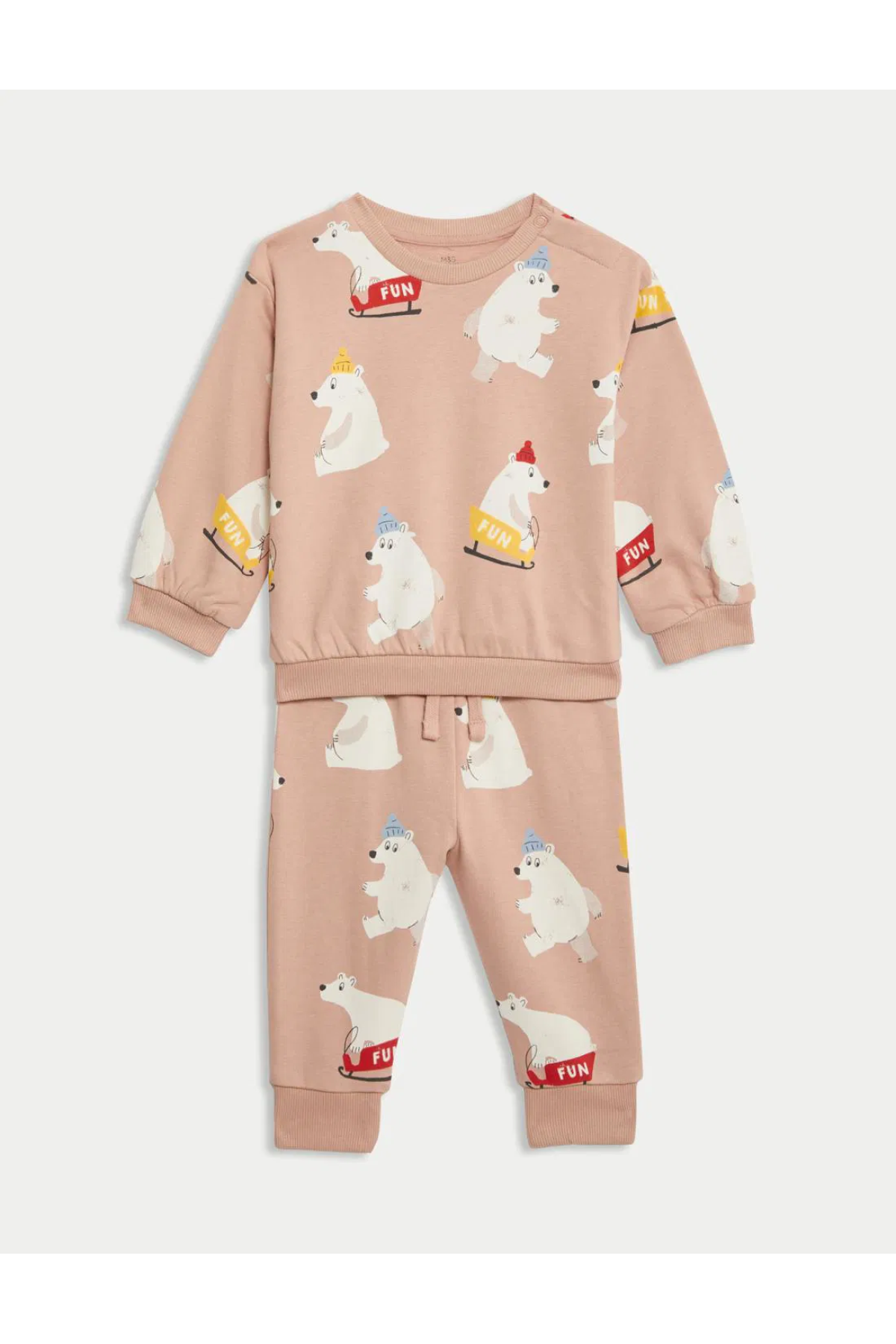 Polar Bear Patterned Set