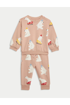 Polar Bear Patterned Set