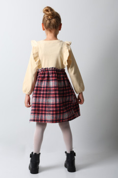 Ruffled Lumberjack DRESS